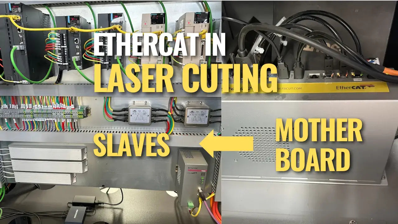 EtherCAT in Laser CuttingHow Does EtherCAT Work? The operational principle of EtherCAT is both efficient and ingenious: Data Transmission: An EtherCAT master sends a data frame (telegram) that passes through each node (slave device) sequentially. On-the-f