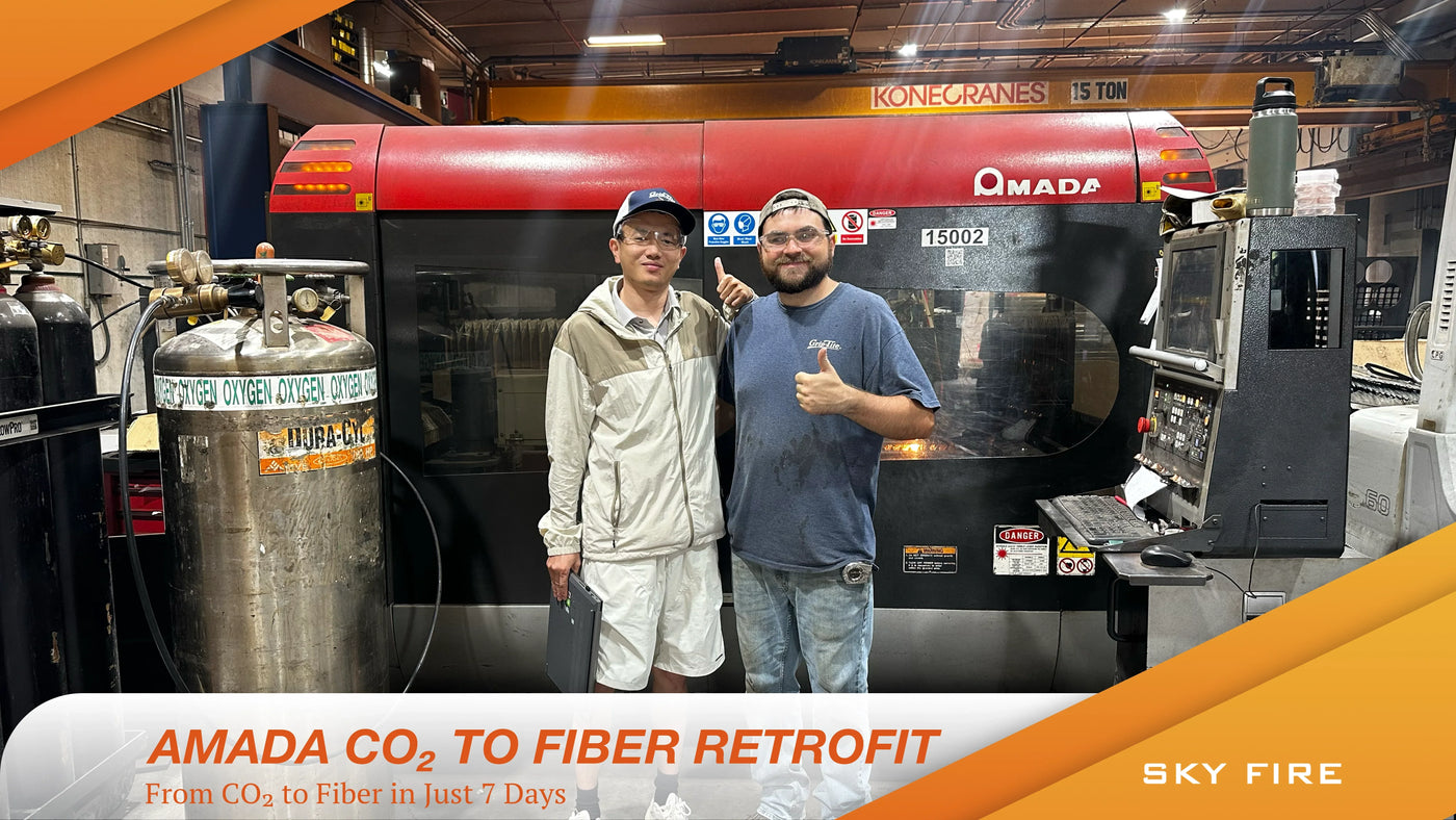 How We Retrofitted a 2012 AMADA LC3015F1NT from CO₂ to Fiber in 7 Days