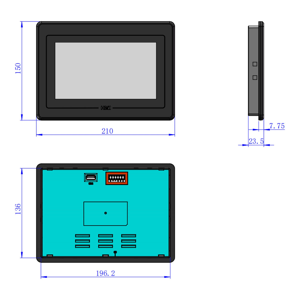 Relfar FWH30-P10C Handheld Pulse Cleaning Head