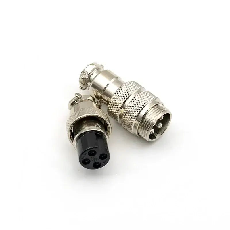 Metal connectors for auxiliary gas control system of DIY fiber laser cutter