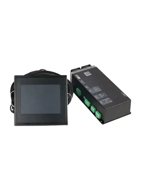 SUP21T 4-in-1 laser welding system components including touch screen control panel and power module.