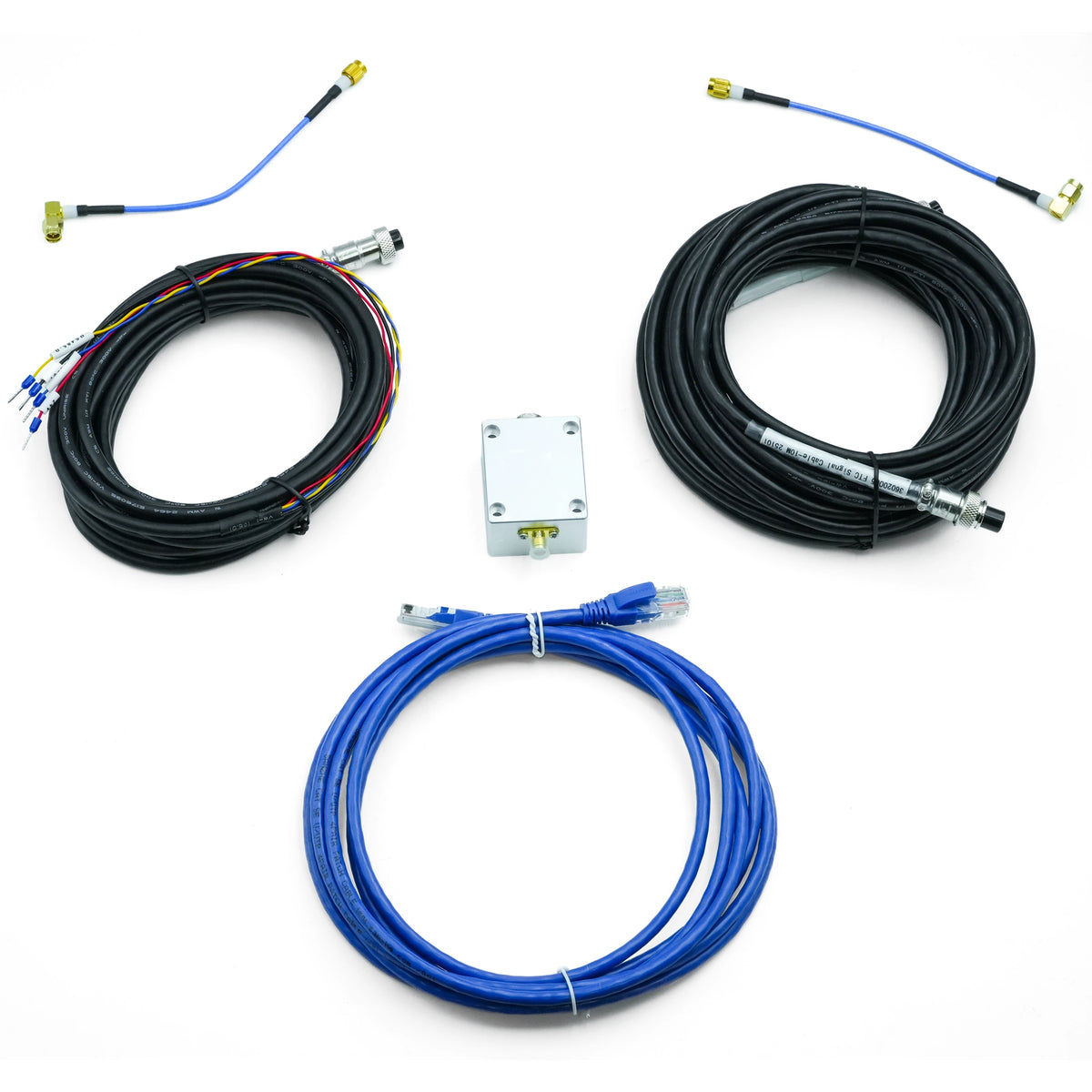 Au3tech laser cutting head & system cables and connectors for efficient laser cutting operations.