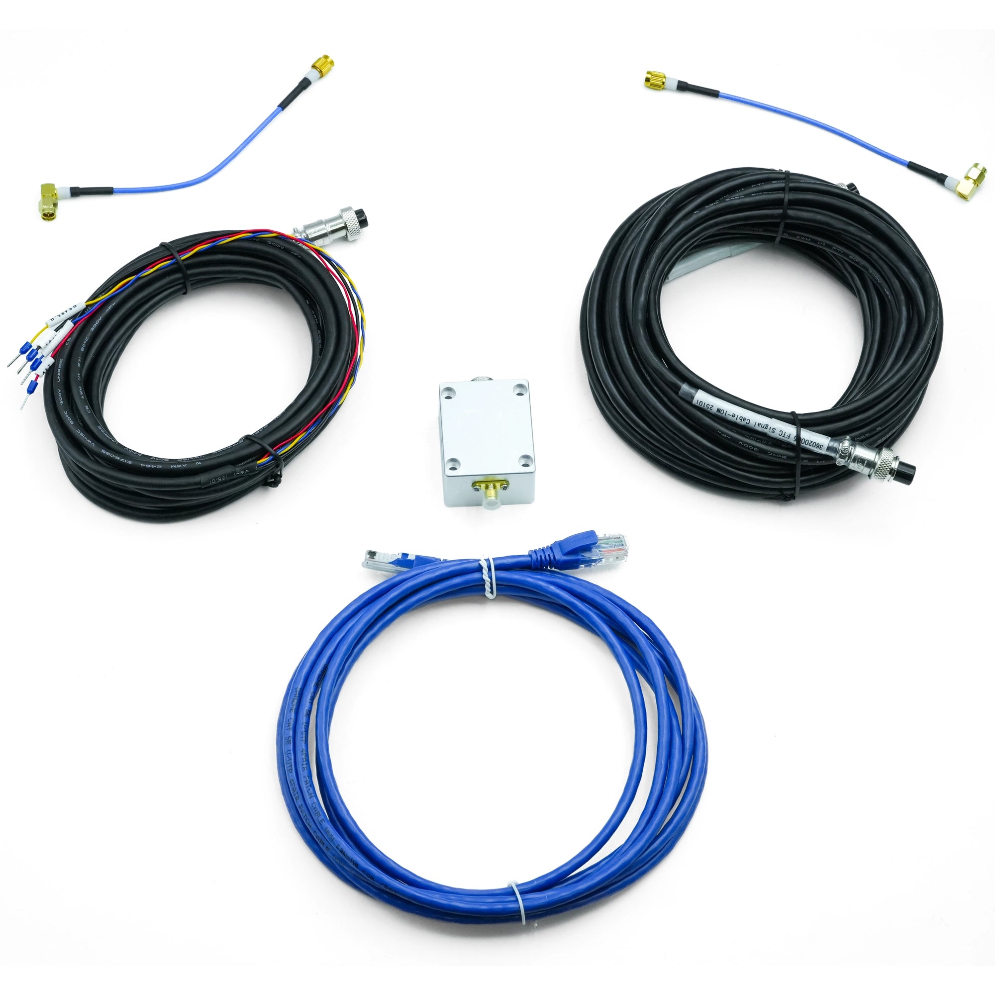 Au3tech laser cutting head & system cables and connectors for efficient laser cutting operations.