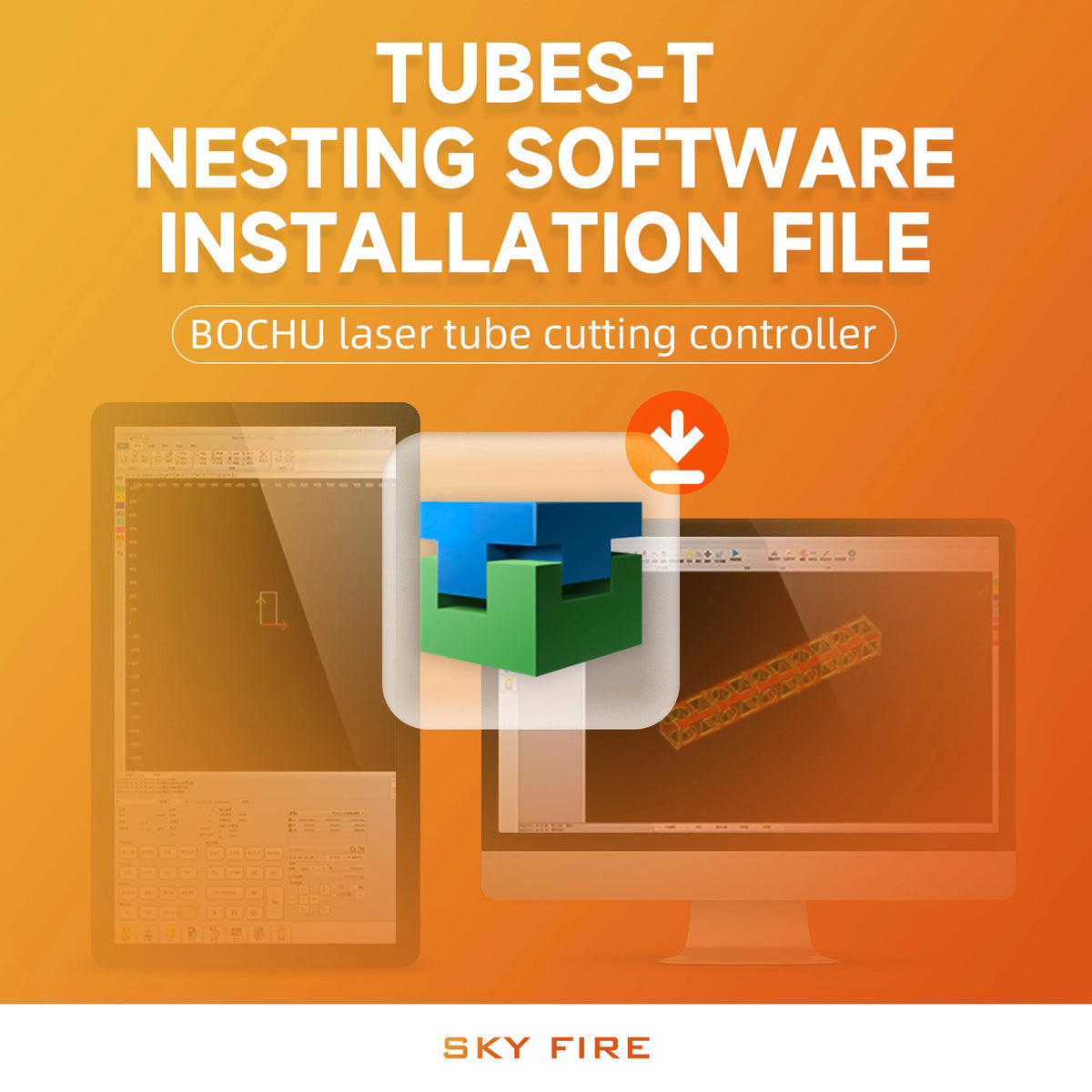 Tube Cut Software BOCHU Laser Control System | Sky Fire Laser