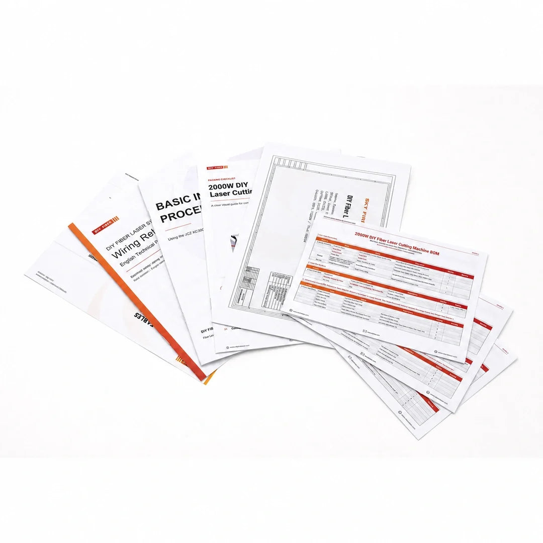2000W DIY Core Kit technical-document bundle - spread preview