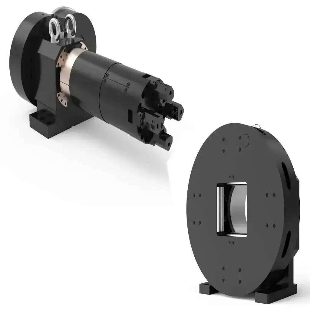 Dual Rotation Chuck Precision Pnematic Double Chuck for Laser Tube Cutting Machine