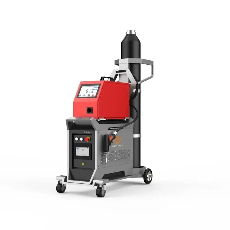 Mobile WeldStar Breeze air-cooled laser welding machine with compact design and laser power options of 800W and 1200W for precision welding