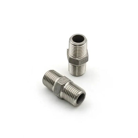 Stainless steel connectors for auxiliary gas control system in DIY fiber laser cutters