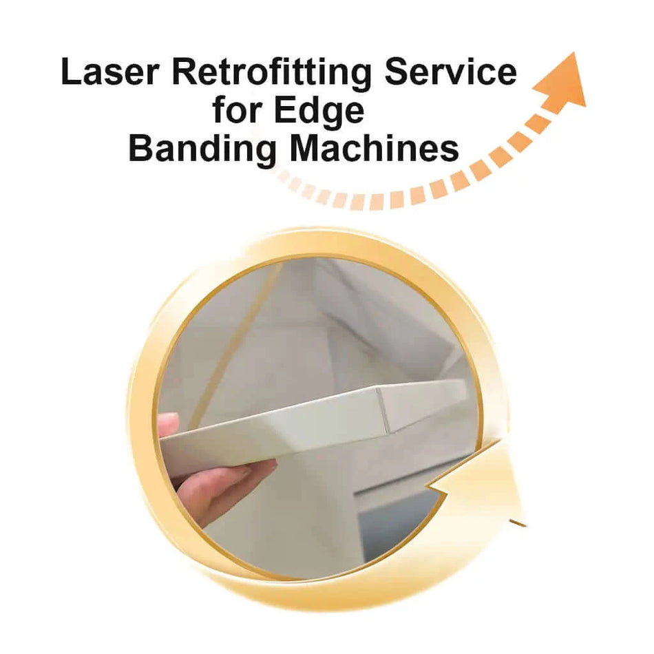 Laser Retrofitting Service for Edge Banding MachinesLaser retrofitting for HOMAG edge banders, highlighting benefits over traditional techniques.