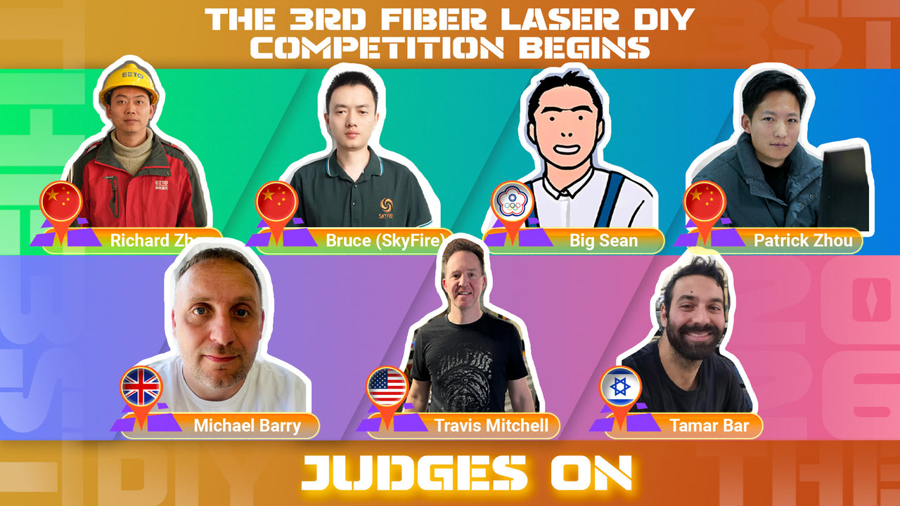 3rd DIY Fiber Laser Competition judges live cover
