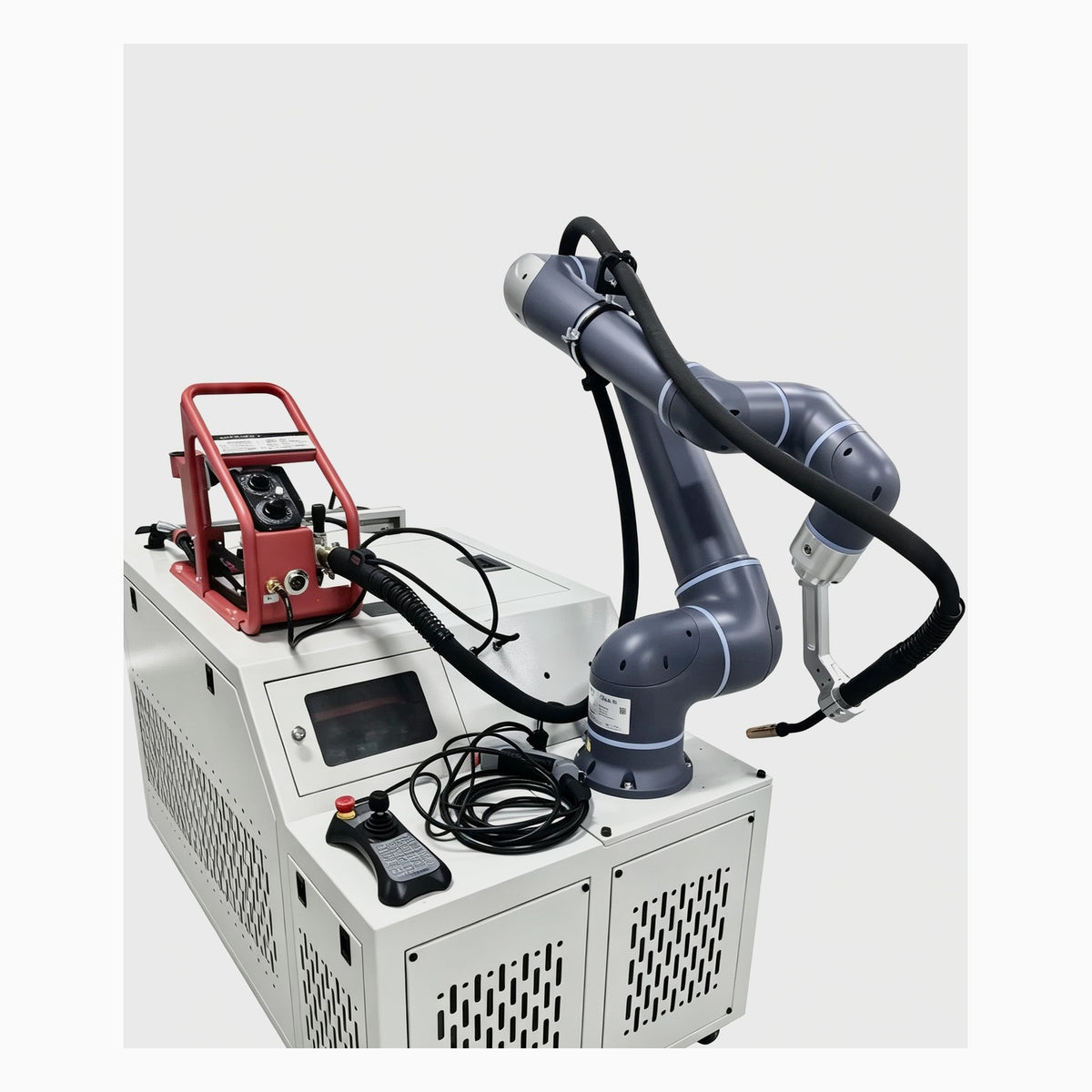CEBBOTS collaborative robot arc welding package with mobile welding cart