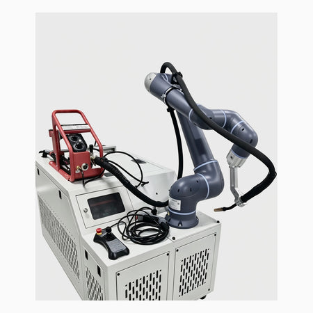 CEBBOTS collaborative robot arc welding package with mobile welding cart