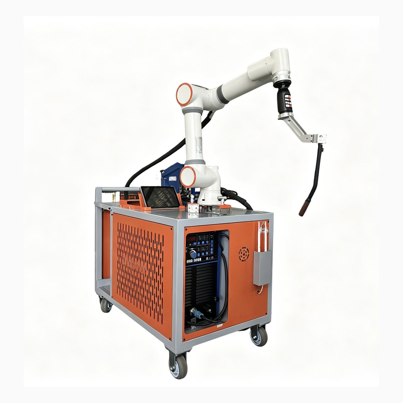 CEBBOTS arc welding cobot package with orange mobile station