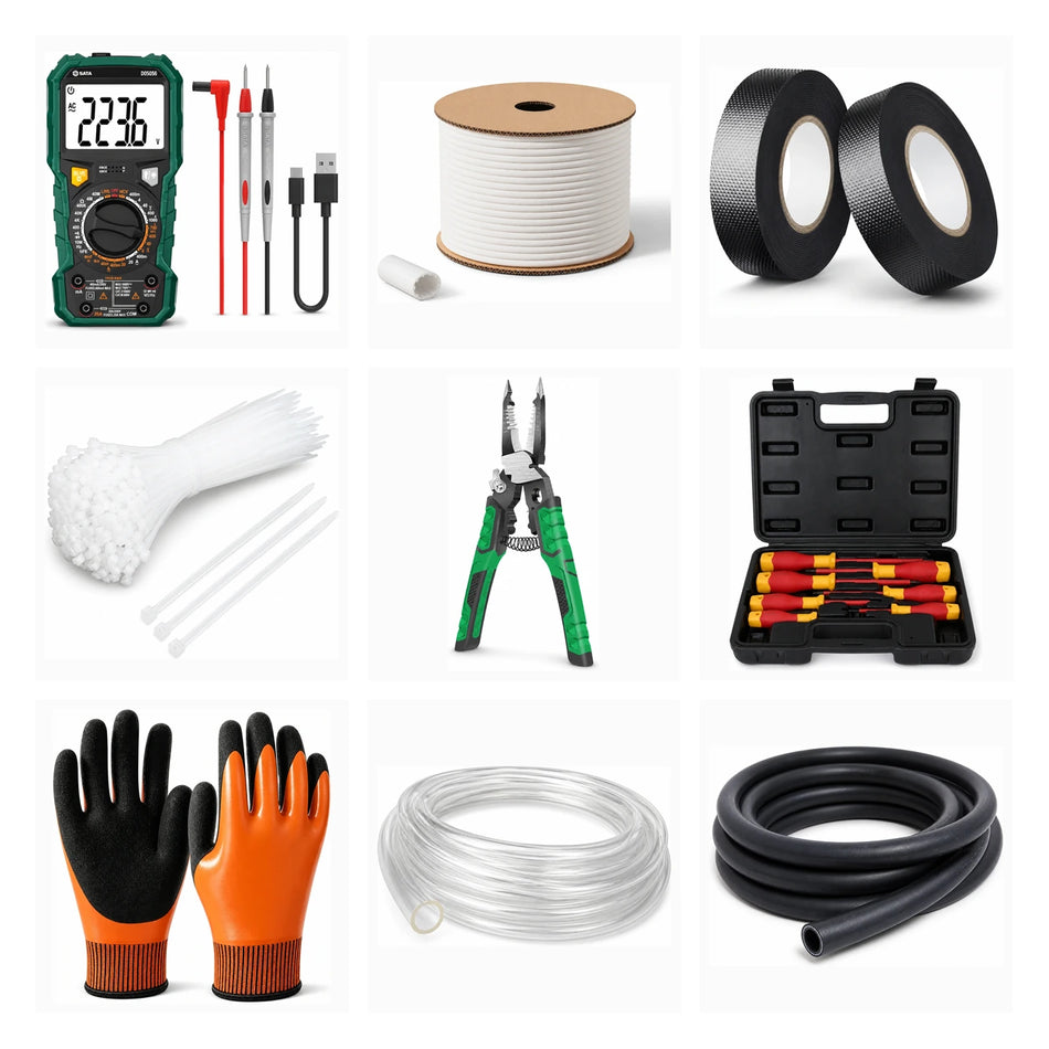 Installation Tools & Supporting Materials for 1500W DIY Fiber Laser Core Kit