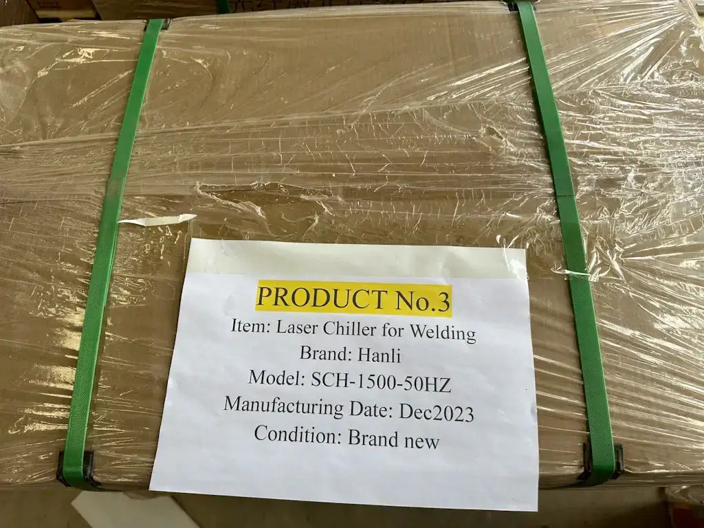 Hanli Laser Chiller for Welding SCH-1500-50HZ Dec2023 Brand New Packaging