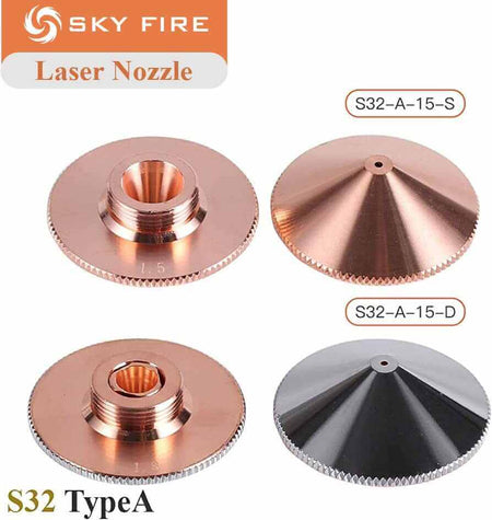 Sky Fire LaserNozzle for Raytools Laser Cutting Heads (Except BM115)Raytools Laser Cutting Head Nozzle (Excluding BM115)