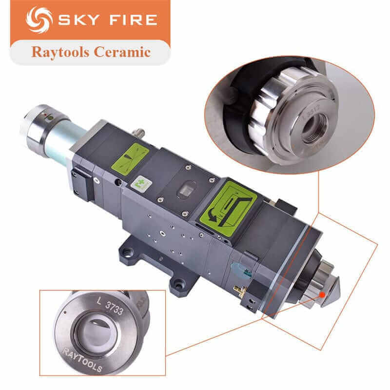 Sky Fire LaserWhite Ceramic Ring Holder for Raytools Laser Cutting HeadRaytools Laser Cutting Head Ceramic Ring Holder